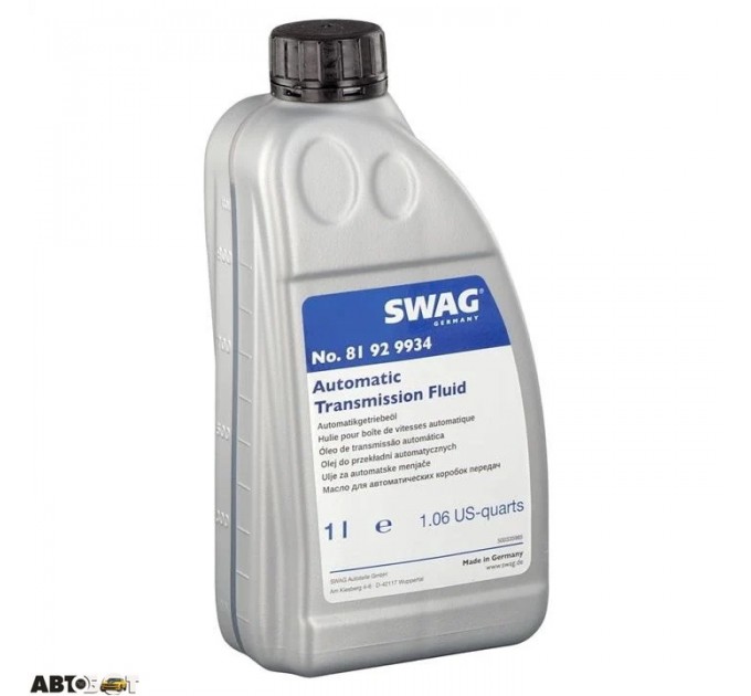Трансмиссионное масло Swag Automatic Transmission Fluid SW 81 92 9934 1л, цена: 651 грн.