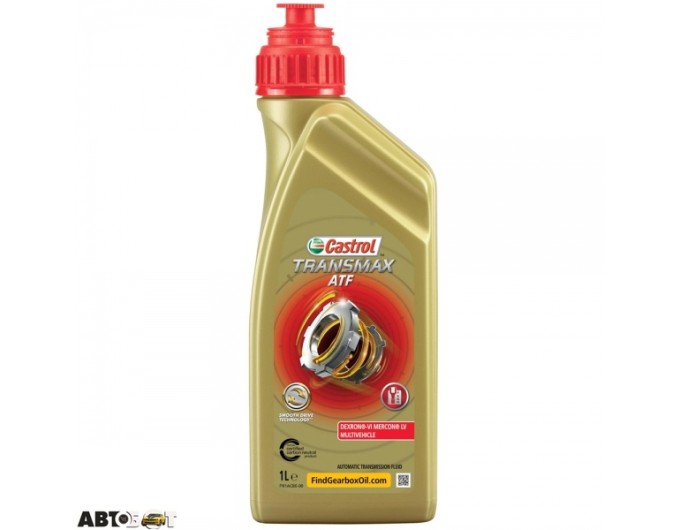 Трансмісійна олива CASTROL TRANSMAX ATF DEXRON-VI MERCON LV MULTIVEHICLE 1л, ціна: 760 грн.