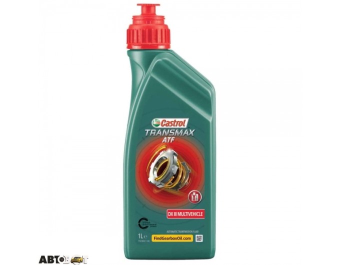 Трансмісійна олива CASTROL TRANSMAX ATF DX III MULTIVEHICLE 1л, ціна: 431 грн.