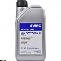 Трансмиссионное масло Swag 75W90 желтая 40932590 1л