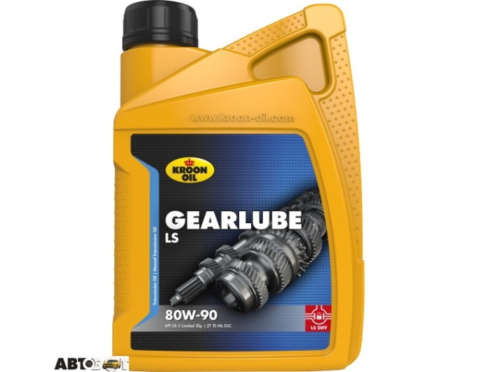 Трансмиссионное масло KROON OIL GEARLUBE LS 80W-90 1л, цена: 946 грн.