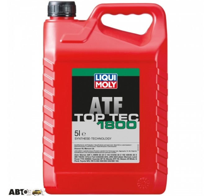 Трансмиссионное масло LIQUI MOLY TOP TEC ATF 1800 39020 5л, цена: 3 111 грн.