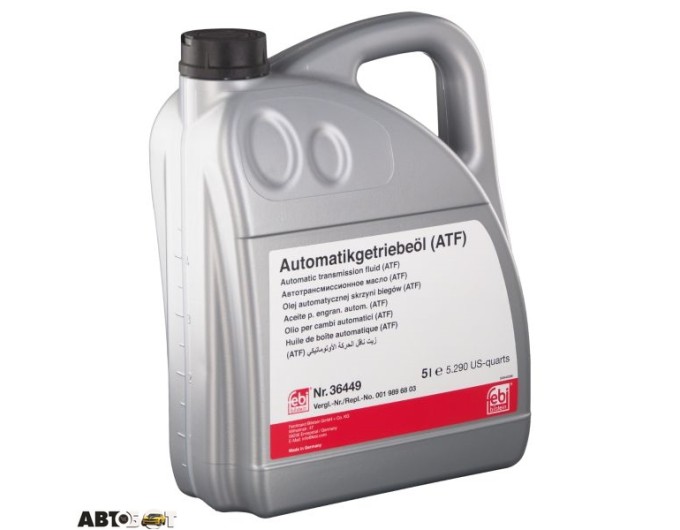 Трансмісійна олива Febi ATF 236.14 FE 36449 5л, ціна: 4 086 грн.