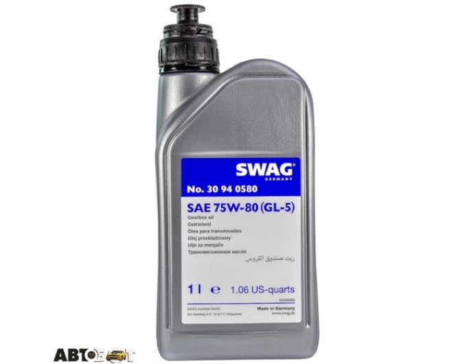 Трансмиссионное масло Swag 75W-80 SW 30 94 0580 1л, цена: 1 221 грн.