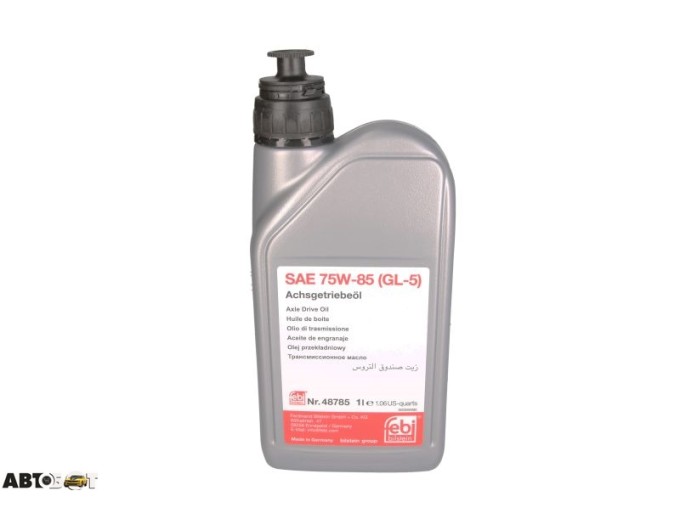 Трансмиссионное масло Febi 75W-85 GL-5 48785 1л, цена: 1 573 грн.