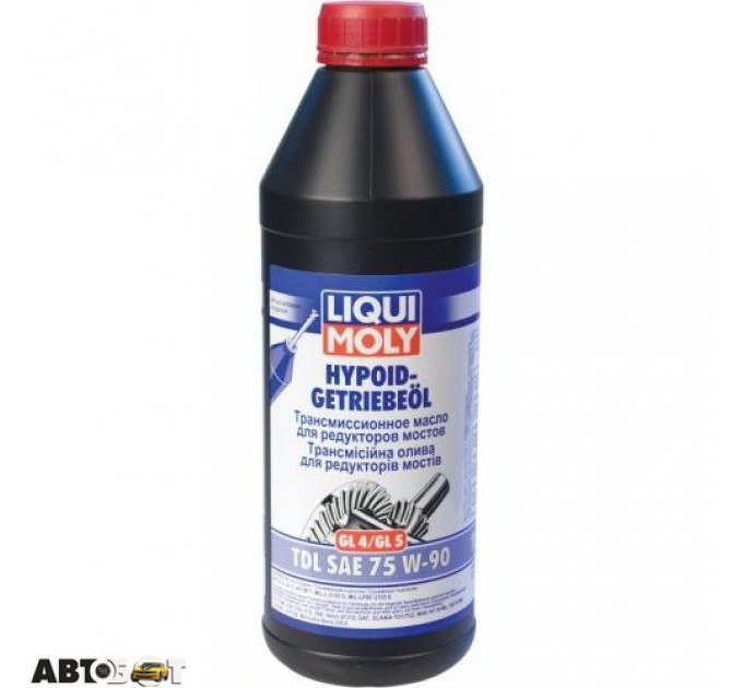 Трансмиссионное масло LIQUI MOLY HYPOID-GETRIEBEOIL GL4/GL5 TDL SAE 75W-90 1л 1407, цена: 921 грн.