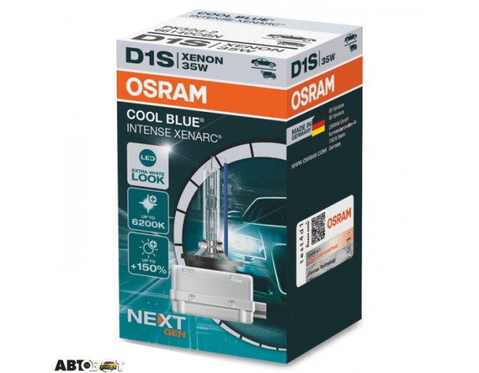 Ксенонова лампа Osram XENARC NEXT GENERATION D1S 35W PK32d-2 66140CBN-FS (1 шт.), ціна: 4 173 грн.