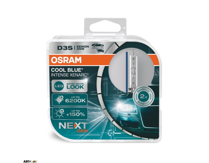 Ксенонова лампа Osram XENARC NEXT GENERATION D3S 35W PK32D-5 FS1 66340CBN-HCB-DUO (2 шт.), ціна: 9 826 грн.