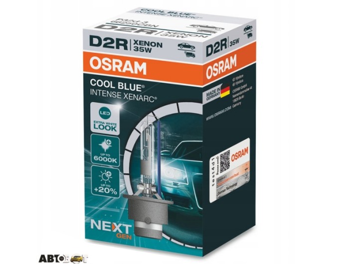 Ксеноновая лампа Osram Xenarc Cool Blue Intense Next Gen D2R 35W P32D-3 66250CBN-FS (1 шт.), цена: 3 155 грн.