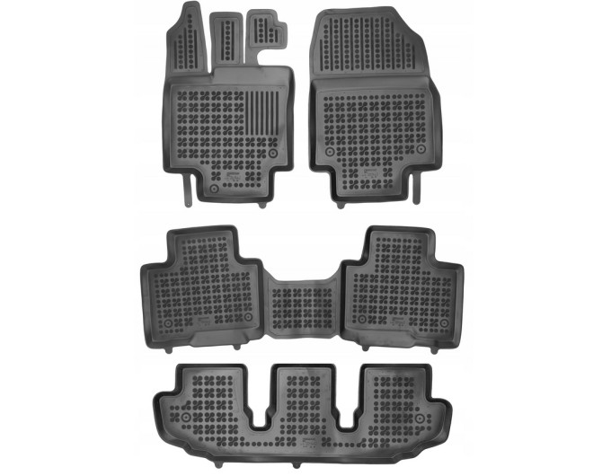 Резиновые коврики в салон REZAW-PLAST Toyota HIGHLANDER IV (XU70) 2019-... / RP 201442, цена: 3 931 грн.