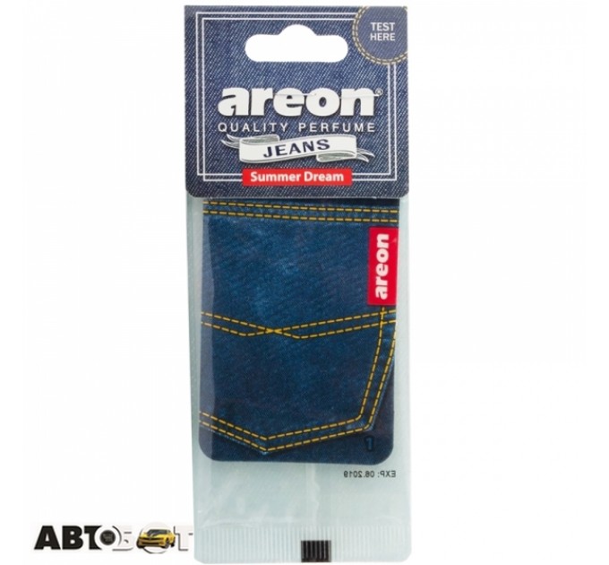 Ароматизатор Areon Jeans Summer dream, ціна: 21 грн.