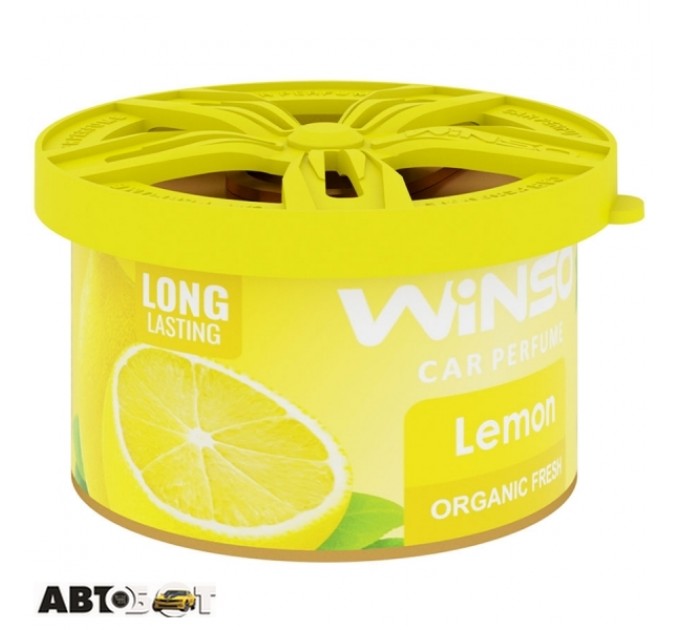 Ароматизатор Winso Organic Fresh Lemon 533280 40г, ціна: 129 грн.
