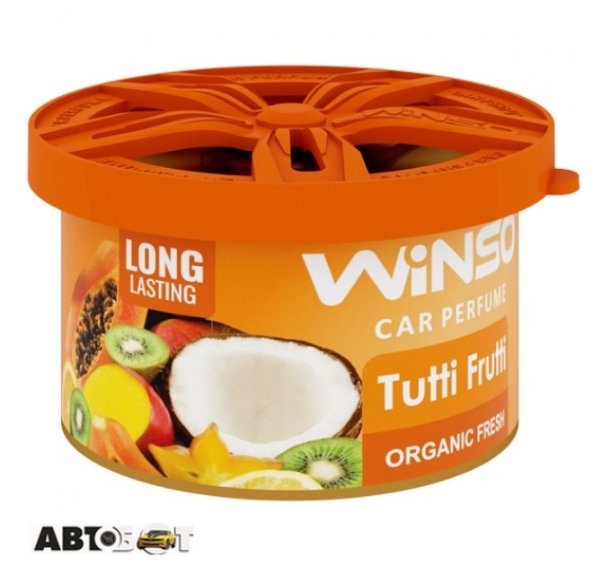 Ароматизатор Winso Organic Fresh Tutti Frutti 533380 40г, ціна: 139 грн.