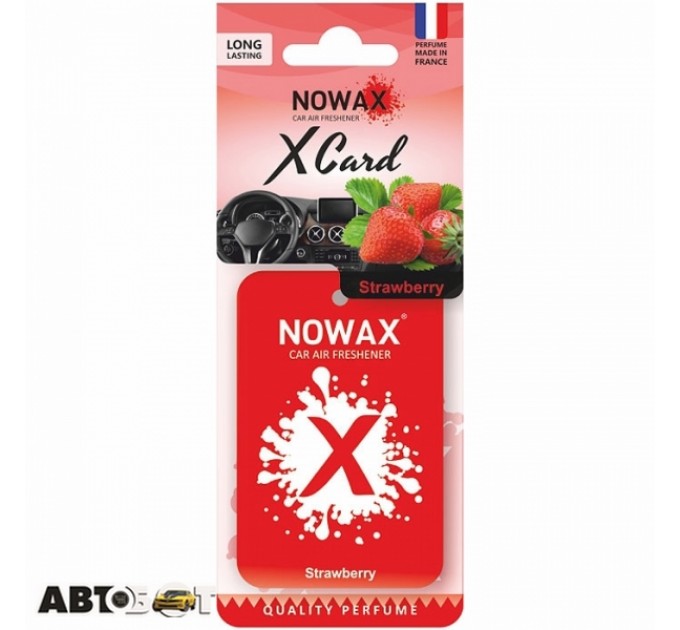 Ароматизатор NOWAX X CARD Strawberry NX07538, цена: 25 грн.
