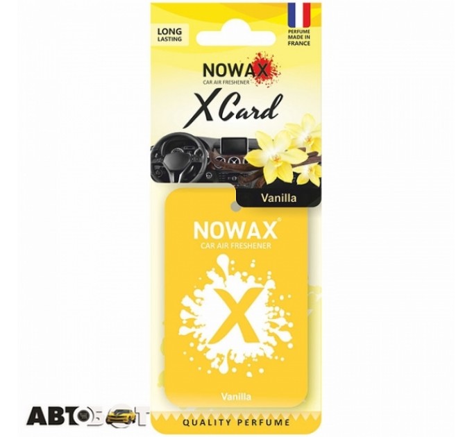 Ароматизатор NOWAX X CARD Vanilla NX07536, ціна: 25 грн.
