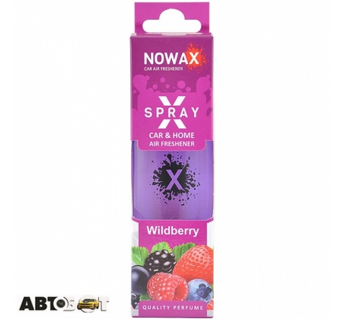 Ароматизатор NOWAX X Spray Wildberry NX07604 50мл, ціна: 110 грн.