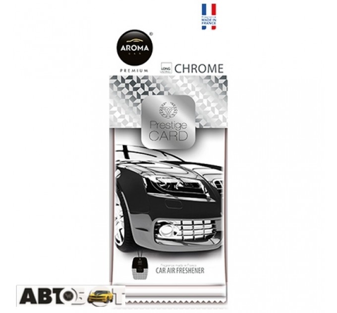 Ароматизатор Aroma Car Prestige Card CHROME 83544, цена: 59 грн.