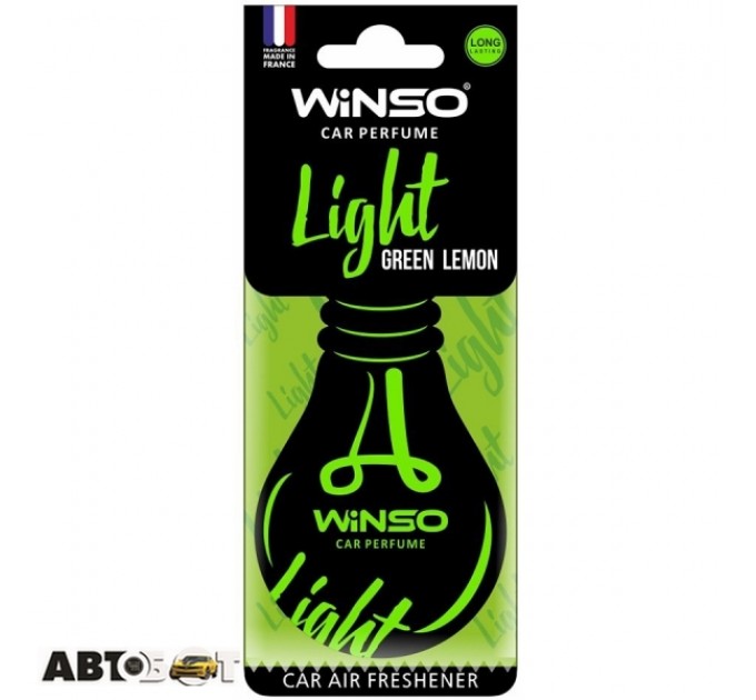 Ароматизатор Winso Light card Green Lemon 532980 5г, ціна: 33 грн.