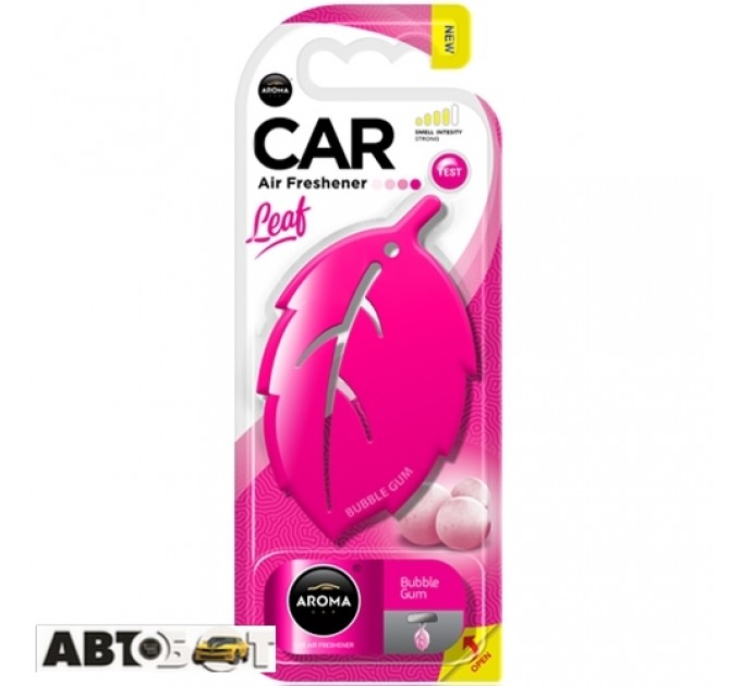 Ароматизатор Aroma Car Leaf 3D BUBBLE GUM 83124, ціна: 62 грн.