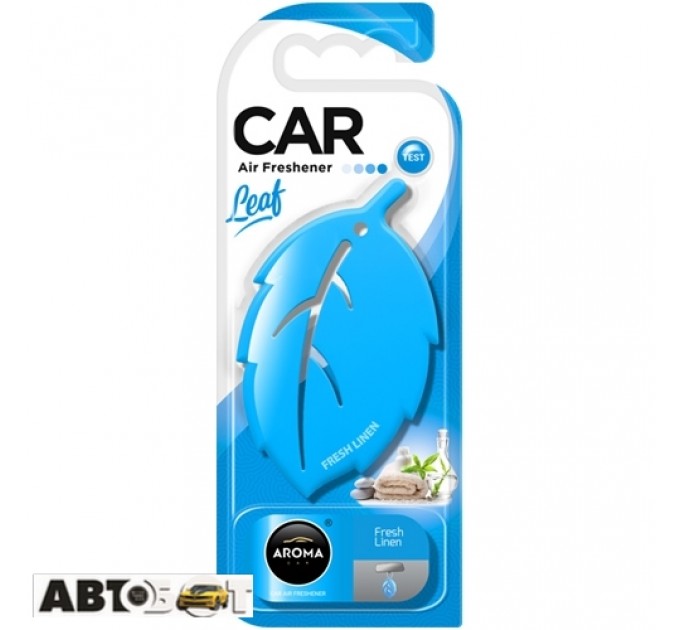 Ароматизатор Aroma Car Leaf 3D FRESH LINEN 83126, ціна: 90 грн.