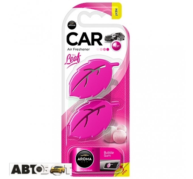 Ароматизатор Aroma Car Leaf 3D Mini BUBBLE GUM 83130, ціна: 62 грн.