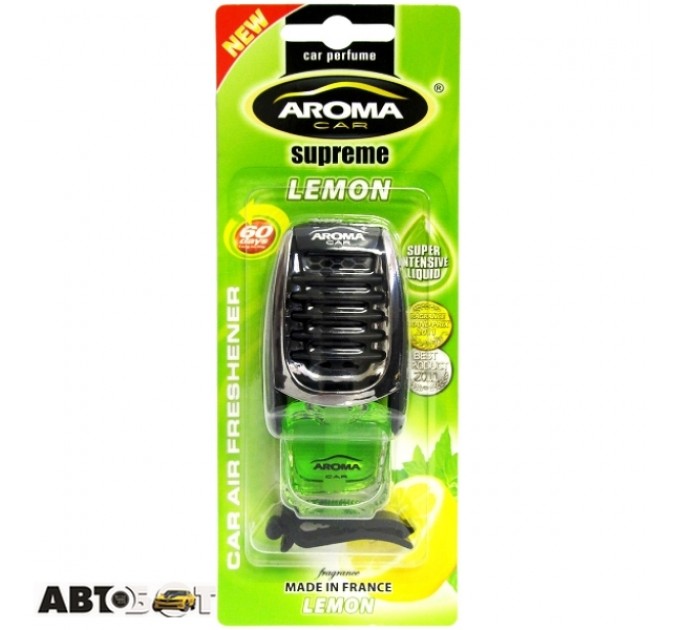 Ароматизатор Aroma Car Supreme Slim Lemon 602 8мл, ціна: 64 грн.