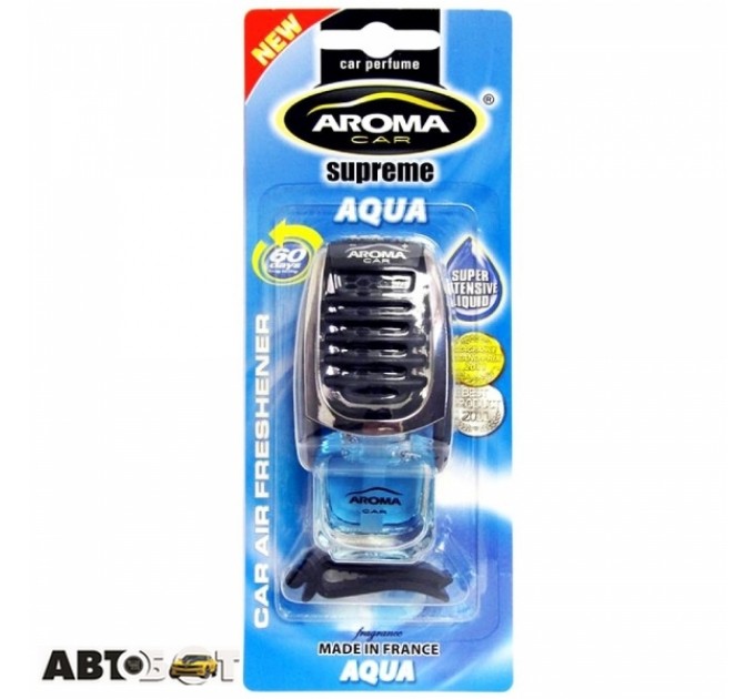 Ароматизатор Aroma Car Supreme Slim Aqua 603/92047 8мл, ціна: 64 грн.