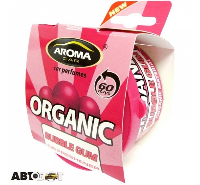 Ароматизатор Aroma Car Organic Bubble Gum 551/92092 40г, ціна: 122 грн.