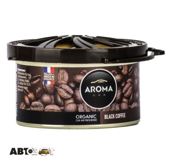Ароматизатор Aroma Car Organic Black Coffee 561/92102 40г, ціна: 152 грн.