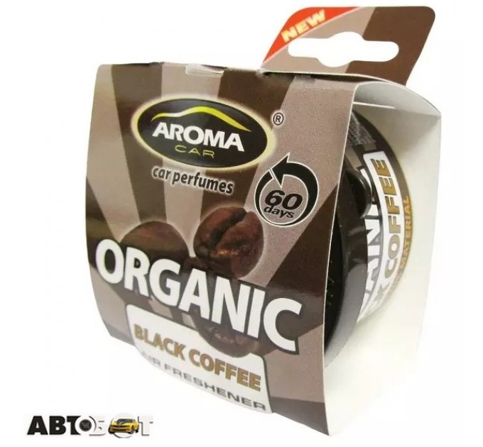Ароматизатор Aroma Car Organic Black Coffee 561/92102 40г, ціна: 122 грн.