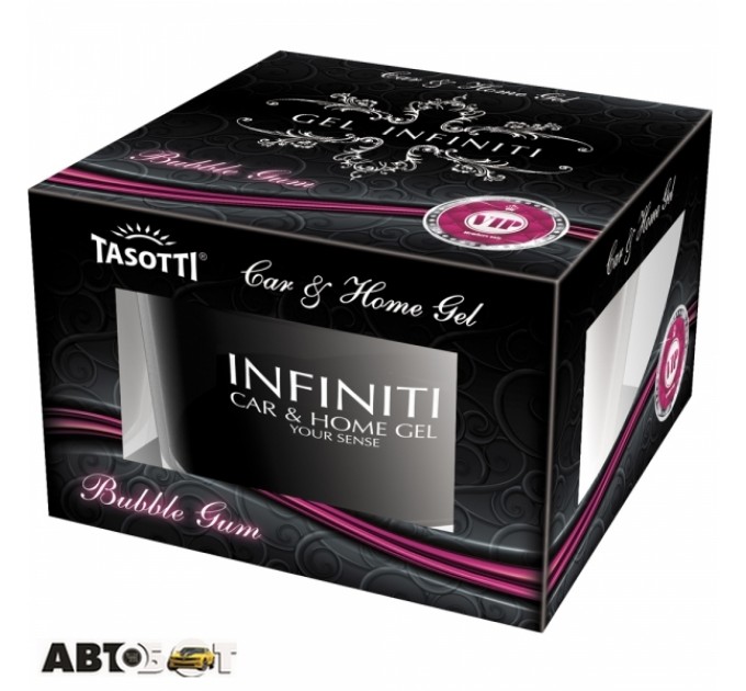 Ароматизатор TASOTTI Gel Infiniti Bubble Gum 50мл, ціна: 87 грн.