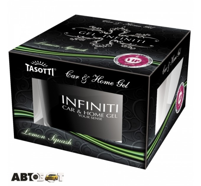 Ароматизатор TASOTTI Gel Infiniti Lemon Squash 50мл, цена: 87 грн.