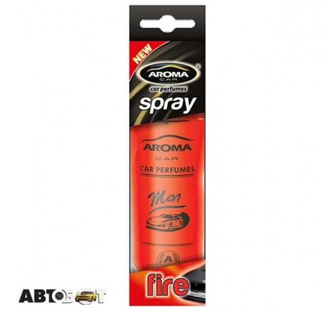 Ароматизатор Aroma Car Pump Spray Men Fire 907 50мл, ціна: 143 грн.