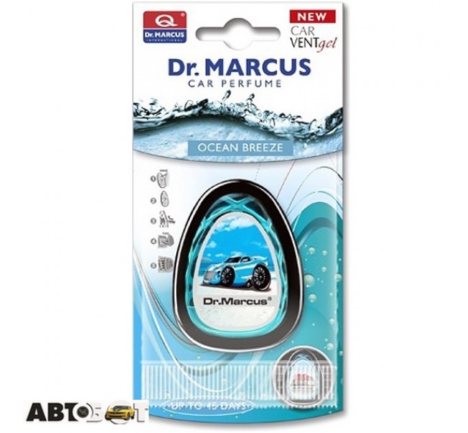 Ароматизатор Dr. Marcus Car Vent Gel Ocean breeze 10мл, цена: 56 грн.