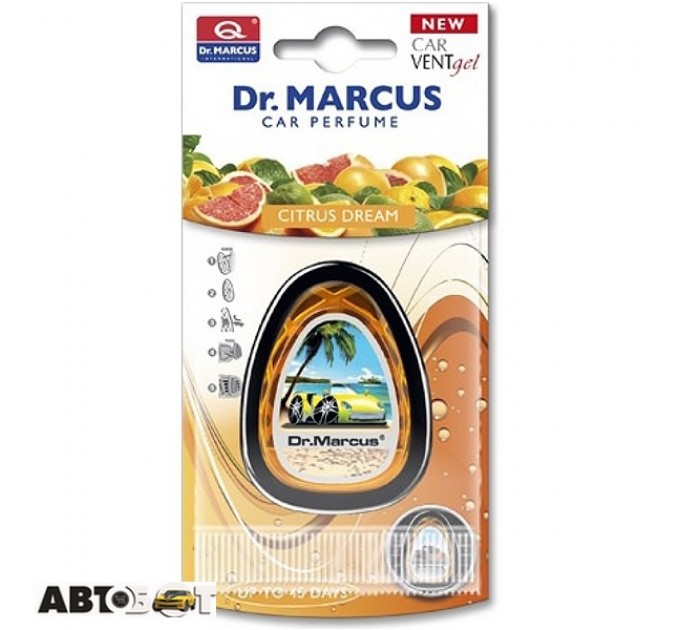 Ароматизатор Dr. Marcus Car Vent Gel Citrus dream 10мл, ціна: 53 грн.