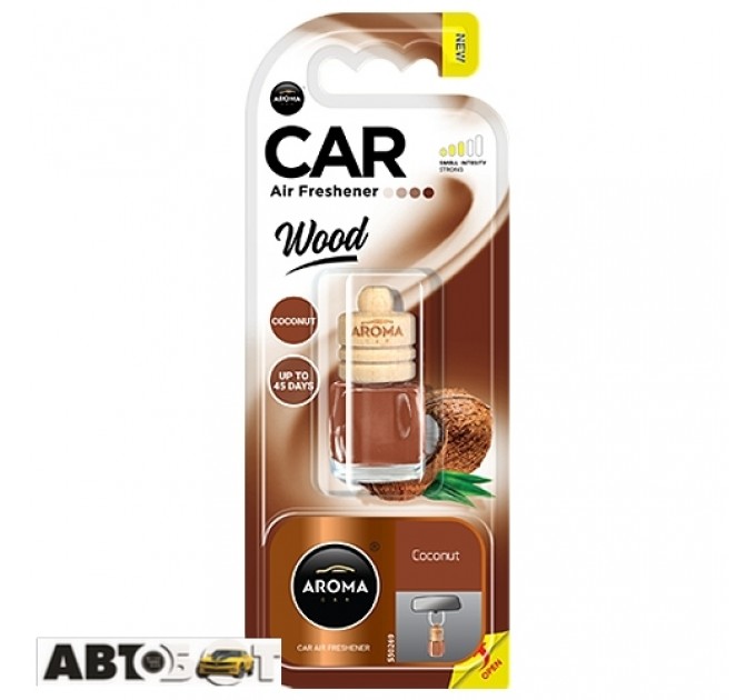 Ароматизатор Aroma Car Wood Coconut 92710 4мл, цена: 47 грн.