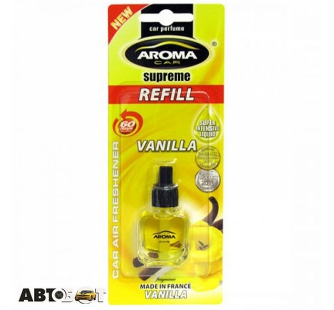 Ароматизатор Aroma Car Supreme Refill Vanilla 92070/621 8мл, ціна: 103 грн.