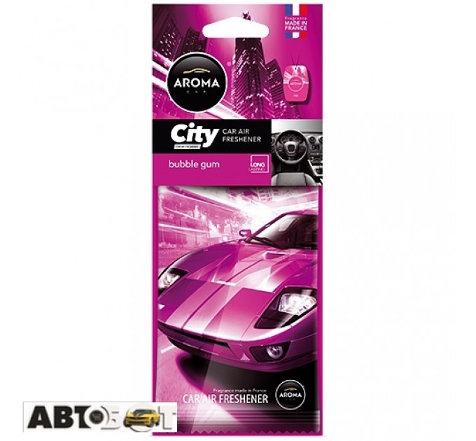Ароматизатор Aroma Car City Bubble Gum 92670, ціна: 38 грн.