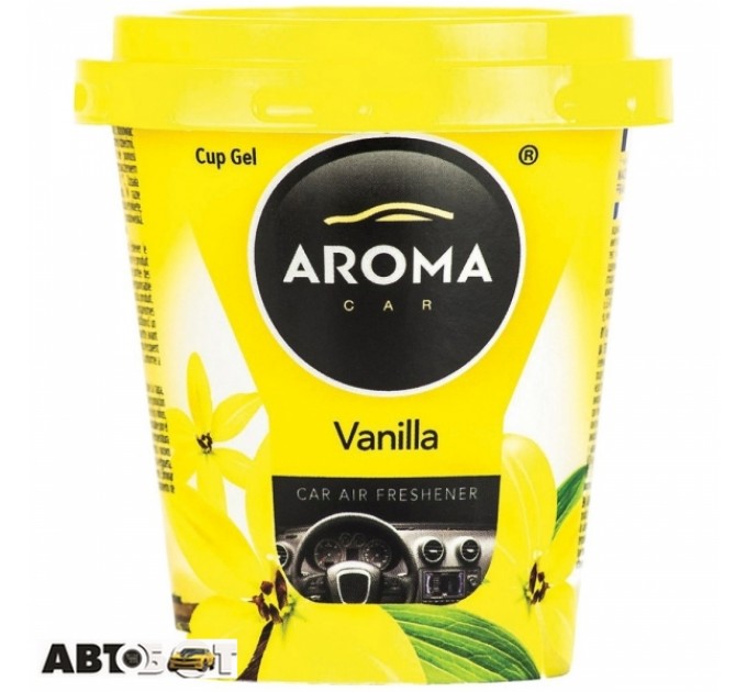 Ароматизатор Aroma Car Cup Gel Vanilla 92782 130г, цена: 64 грн.