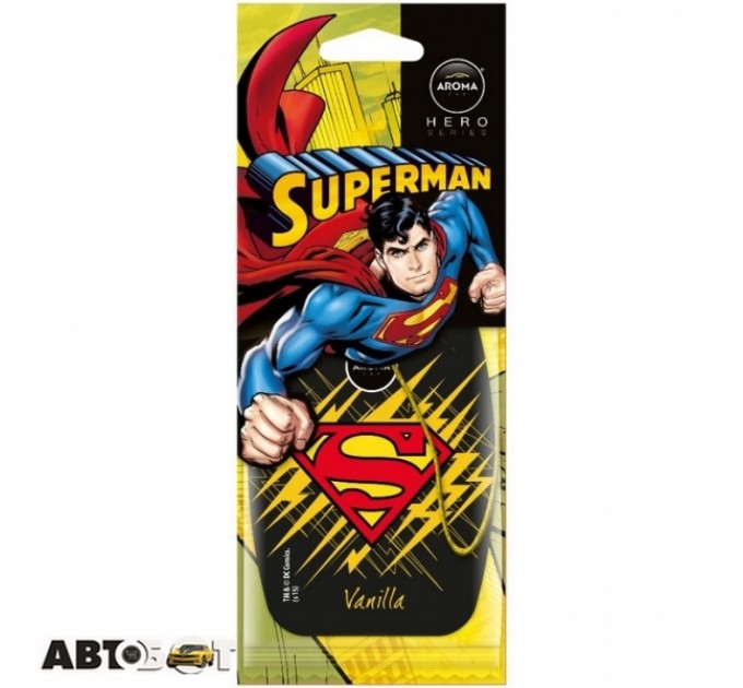 Ароматизатор Aroma Car Superman Vanilla 92769, цена: 21 грн.
