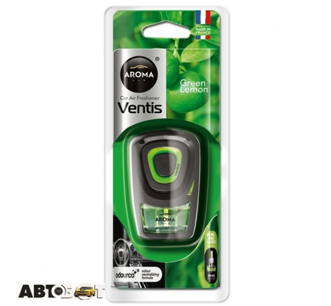 Ароматизатор Aroma Car Ventis Green Lemon 92916 8мл, ціна: 111 грн.