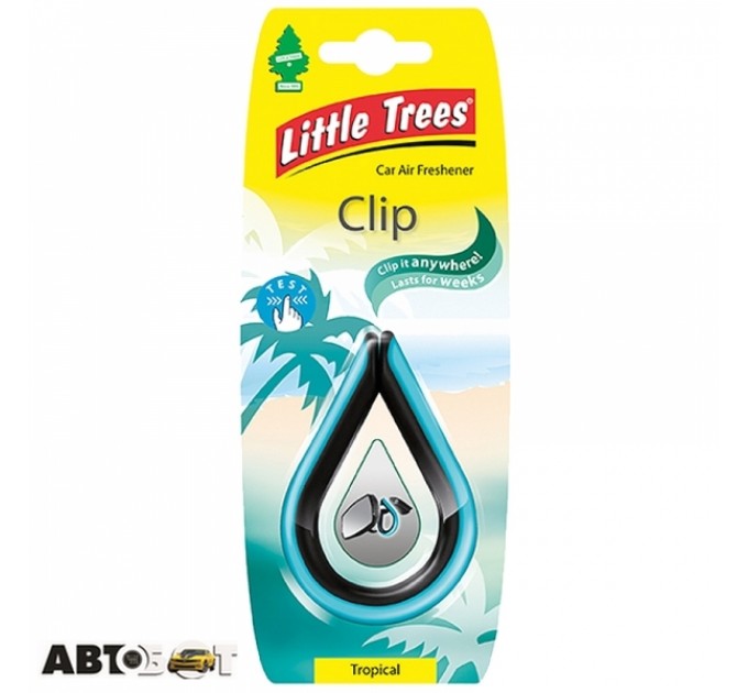 Ароматизатор Little Trees Clip Tropical 97483, ціна: 179 грн.