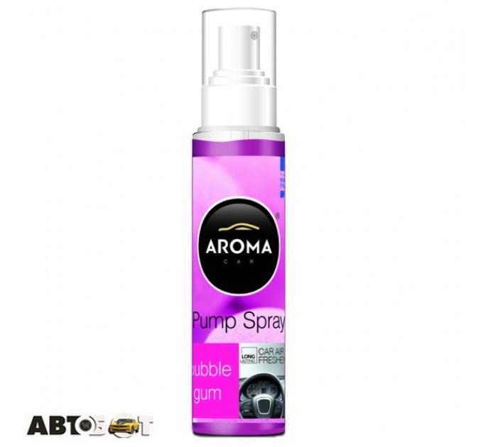 Ароматизатор Aroma Car Pump Spray BUBBLE GUM 92676 75мл, ціна: 57 грн.