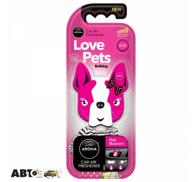 Ароматизатор Aroma Car Dog Pink Blossom 92563, ціна: 98 грн.