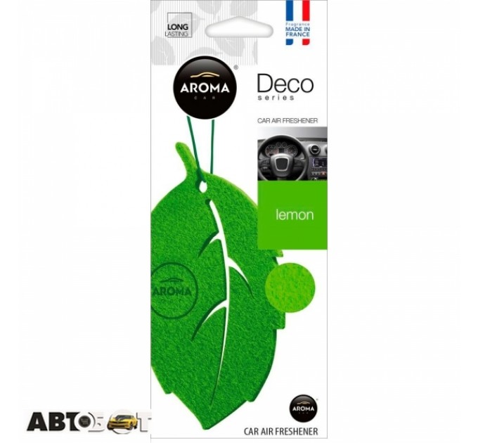 Ароматизатор Aroma Car Deco Leaf Lemon 92700, ціна: 86 грн.