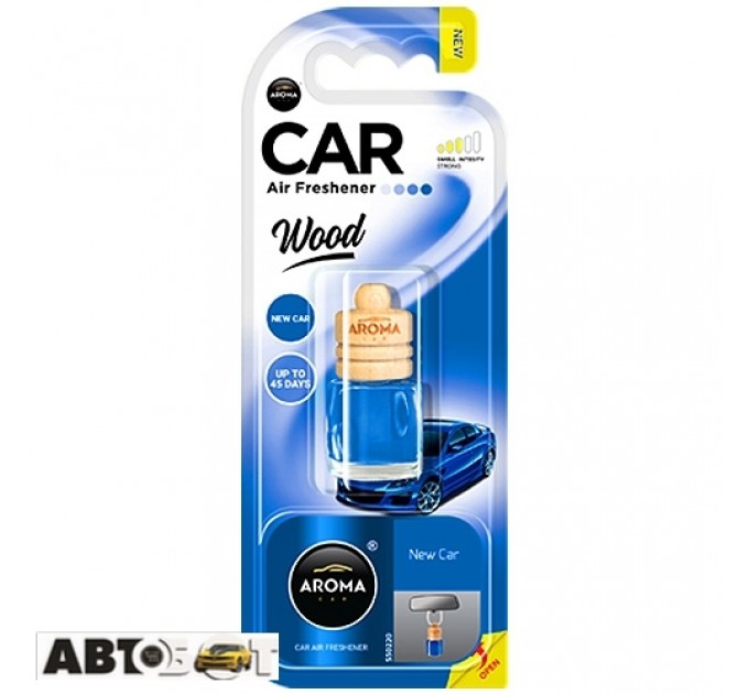 Ароматизатор Aroma Car Wood NEW CAR 63110 6мл, цена: 110 грн.