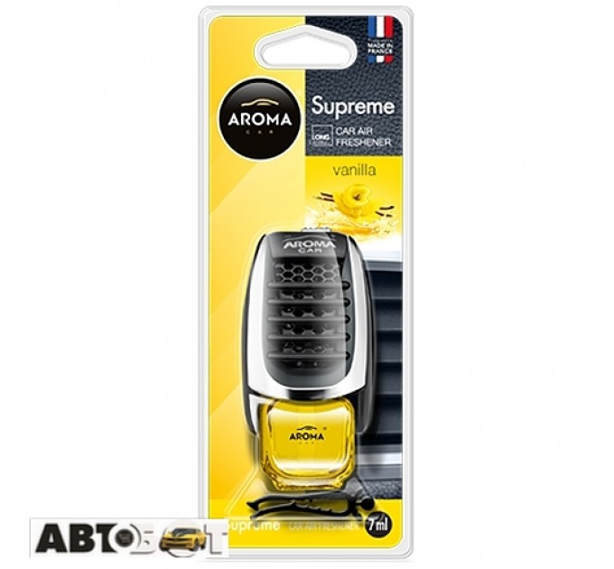 Ароматизатор Aroma Car Supreme Slim Vanilla 601/92045 7мл, ціна: 160 грн.