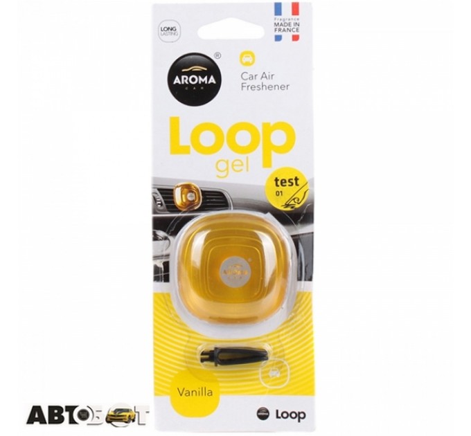  Ароматизатор Aroma Car Loop Gel Vanilla 92599