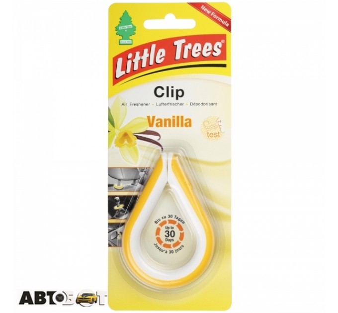 Ароматизатор Little Trees Clip Vanilla 9745, цена: 177 грн.