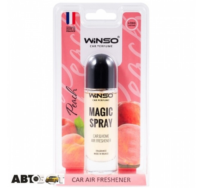 Ароматизатор Winso Magic Spray Peach 532560 30мл, ціна: 155 грн.